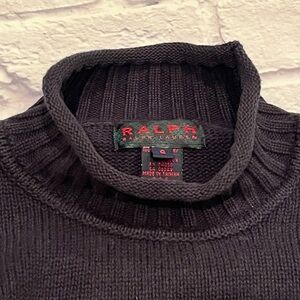 Ralph by Ralph Lauren 100% cotton vintage Black knit Sweater S
